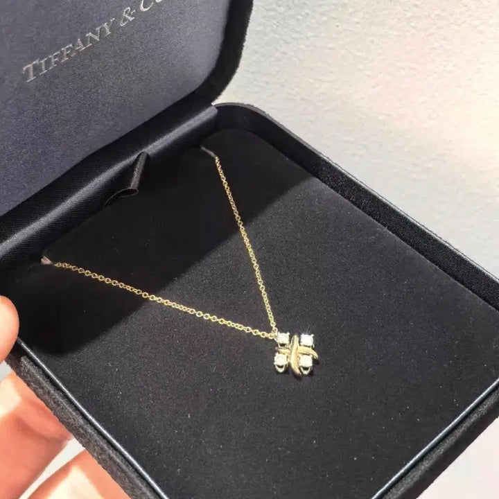 [BUNJANG] Tiffany &amp; Co. Schlumberger Lin 18K Gold Diamond Necklace / 티파니 앤 코 슐럼버거 린 18K 골드 다이아몬드 여성 목걸이 골드컬러