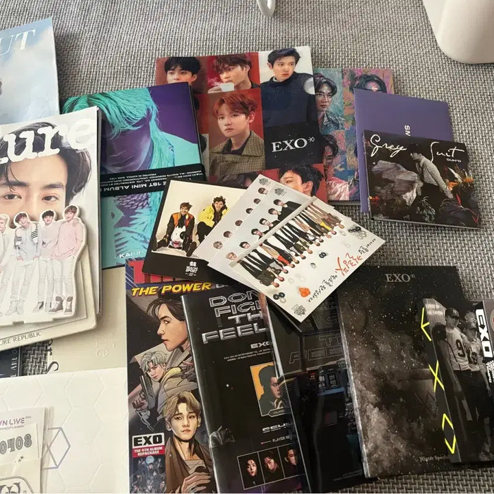 [BUNJANG] EXO Album &amp; Magazine Photocard Bundle Set / 탈덕 처분 EXO 앨범 및 잡지 포카 세트 일괄