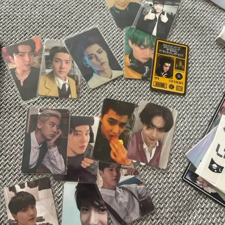[BUNJANG] EXO Album &amp; Magazine Photocard Bundle Set / EXO 앨범 및 잡지 포카 세트 일괄