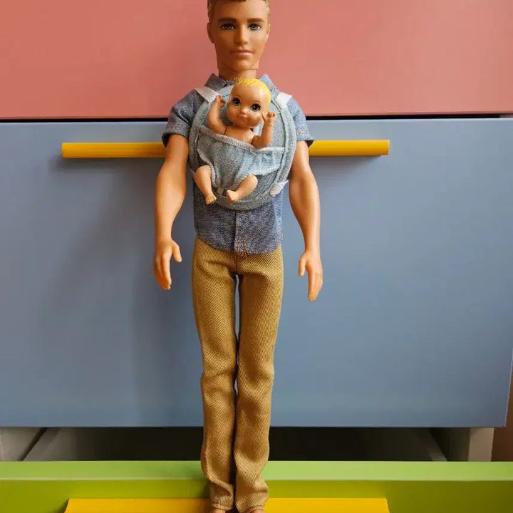 [BUNJANG] Vintage Barbie Ken &amp; Baby Doll Set / 빈티지 바비인형 켄/베이비돌 세트