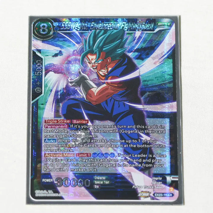 [BUNJANG] Dragon Ball Bandai Namco Authentic North American Edition Vegito/Gogeta Ultra Rare Cards (3 Types) / 드래곤볼 반다이남코 정품 북미판 &