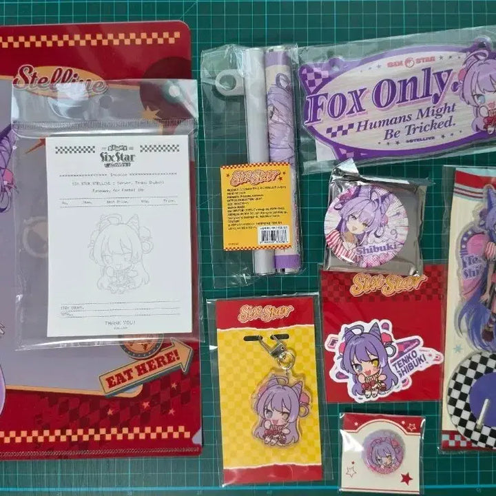 [BUNJANG] Stelive Pop-up Sixstar Bukki Bundle Set / 스텔라이브 팝업 sixstar 부키 굿즈 일괄