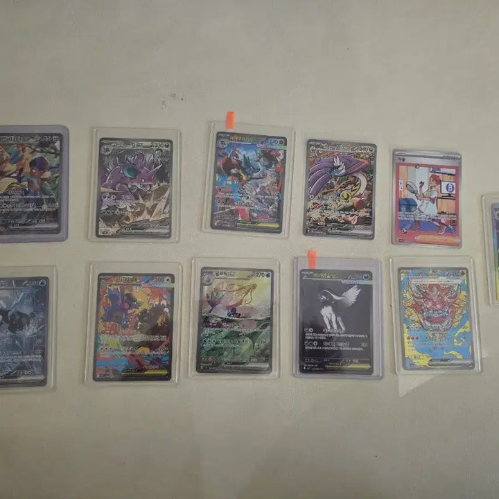 [BUNJANG] Pokemon Card Lot with Mega Lucario &amp; Milotic SAR (11 Types) / 포켓몬카드 메가루카리오&amp;밀로틱sar 포함 11종팔아요
