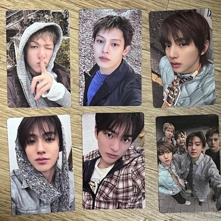 [BUNJANG] JYP Entertainment WEi Yo Han, Dong Han, Seok Hoon, Yong Ha, Jun Seo, Gyun Ho Group Photocard Bundle Set / 코르티스 마틴 제임스 주훈 성현 건호 단체 포카