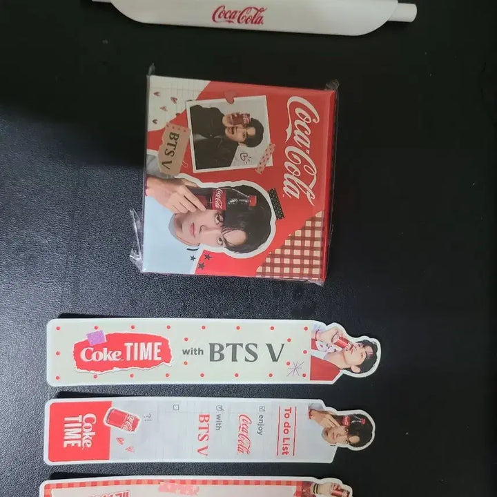[BUNJANG] Coca-Cola x BTS V Stationery Set / 코카콜라 BTS V 문구세트