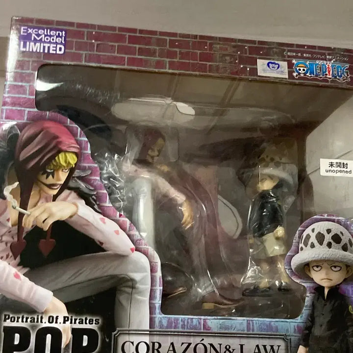 [BUNJANG] MegaHouse ONE PIECE Corazon &amp; Law P.O.P Figure (Sealed) / 미개봉 원피스 코라손 로우 메가하우스 P.O.P 피규어