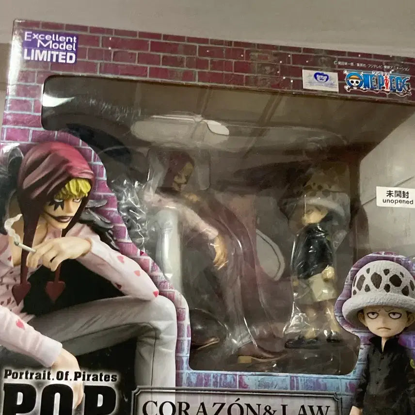 [BUNJANG] MegaHouse ONE PIECE Corazon &amp; Law P.O.P Figure (Sealed) / 미개봉 원피스 코라손 로우 메가하우스 P.O.P 피규어