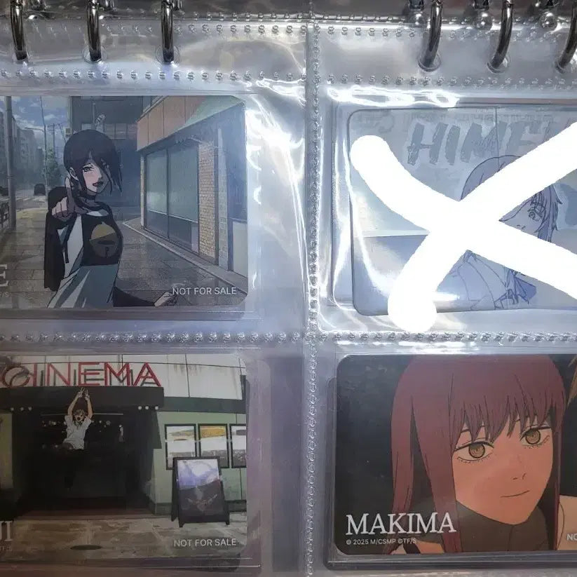 [BUNJANG] Chainsaw Man Rally Exclusive Card Bundle Set (Reze, Makima, Denji) / 체인소맨 BOX 랠리 특전 카드 레제 마키마 덴지 3장 일괄