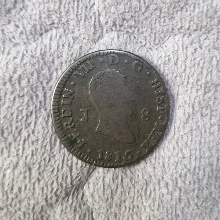 [BUNJANG] Spain 1815 8 Maravedis Copper Coin / 1815 스페인 8 maravedis 동화