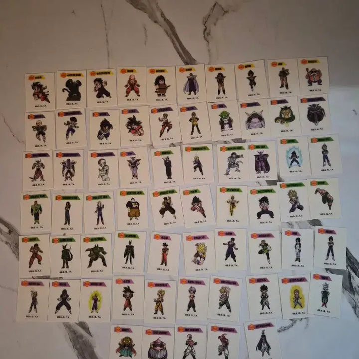 [BUNJANG] Pokemon Stickers Gen 4 &amp; 5 (53 types) and Dragon Ball Stickers (65 types) Bundle Set / 포켓몬 띠부씰 4,9세대53종과드래곤볼빵에나온드래곤볼씰65종일괄판매합니다