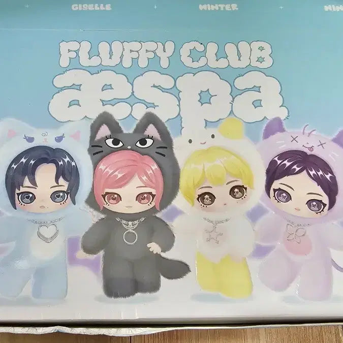 [BUNJANG] aespa Fluffy Club Doll 4-Member Set / 에스파 플러피 클럽 인형 4종 판매(배송비무료)