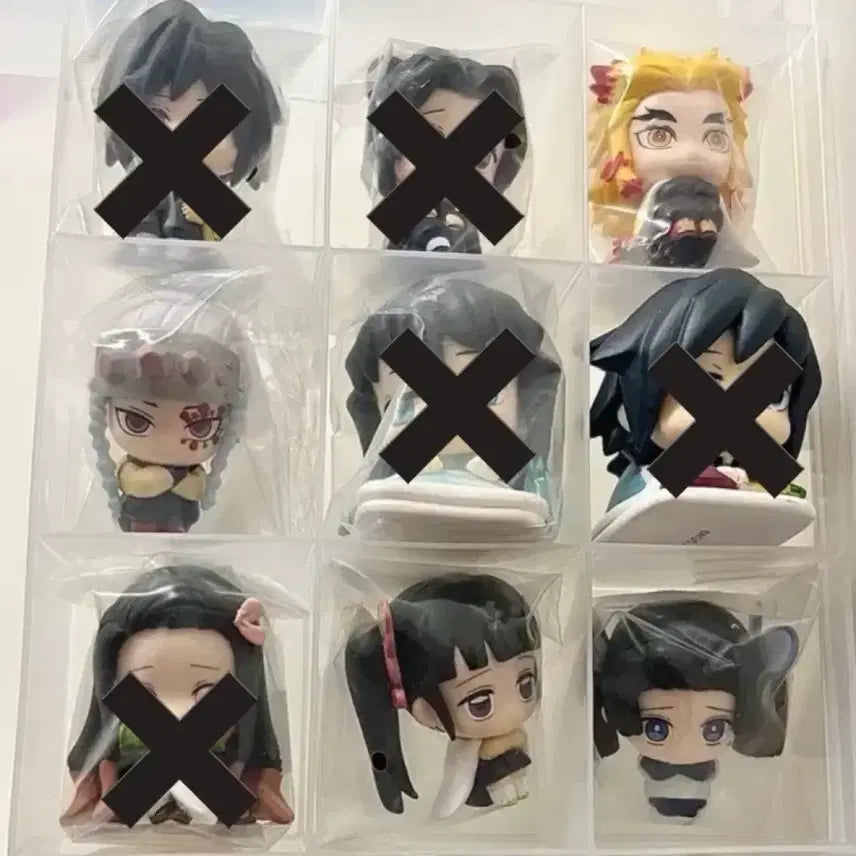 [BUNJANG] Demon Slayer: Kimetsu no Yaiba Machiboke 2nd Edition Set / (풀셋) 귀멸의 칼날 마치보케 2탄 4종 4개 세트 일괄 / 귀칼 가챠