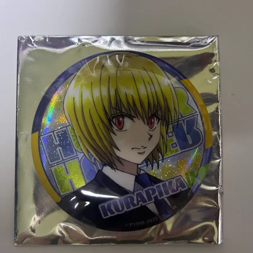 [BUNJANG] Hunter x Hunter Kurapika Can Badge / 급처)헌터헌터 크라피카 캔뱃지