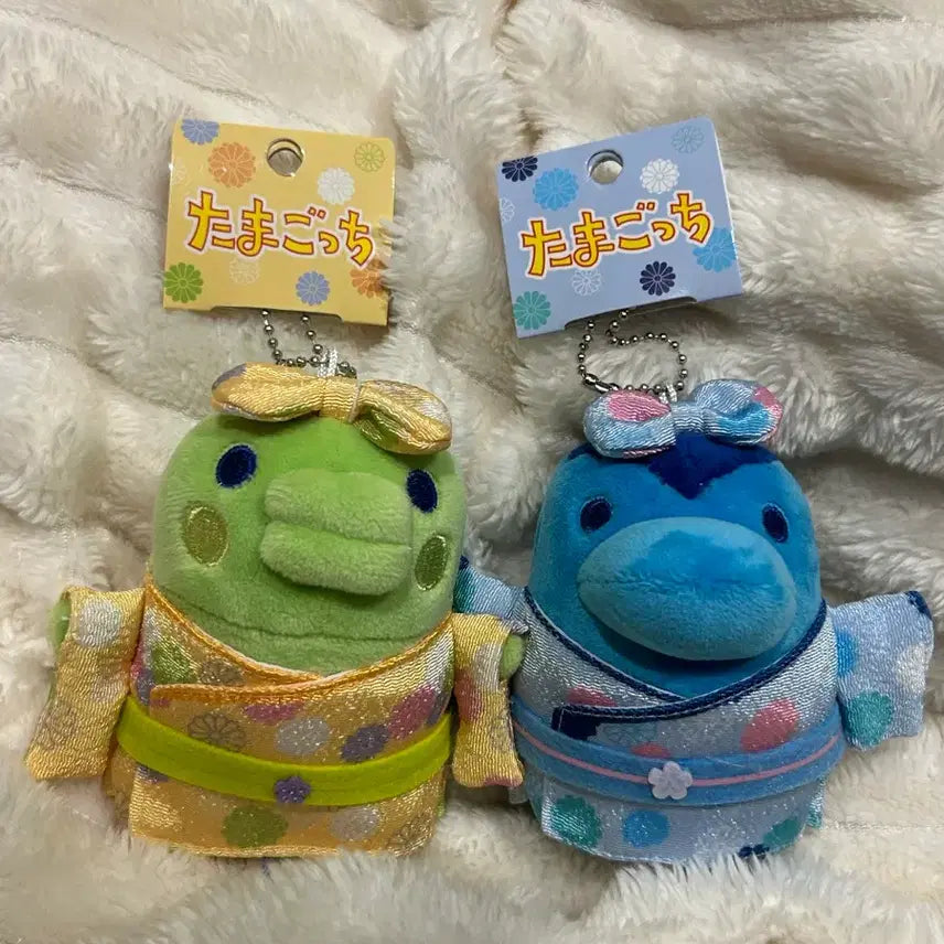[BUNJANG] Tamagotchi Kuchipatchi Kimono Plush / 다마고치 구치파치 주댕치 기모노 인형