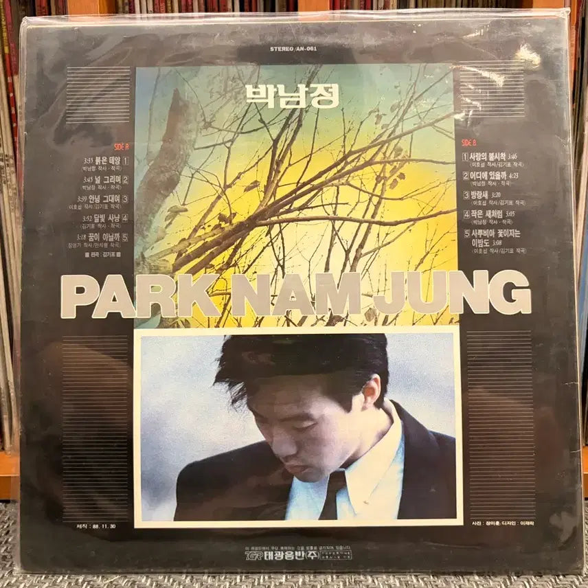 [BUNJANG] Park Nam Jung 2nd Album - Thinking of You LP / (LP) 박남정 2집 - 널 그리며