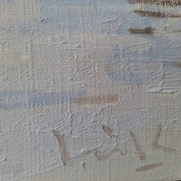[BUNJANG] Lail Luik "Delaware Breakwater Light" Oil Painting on Canvas / 등대그림 유화