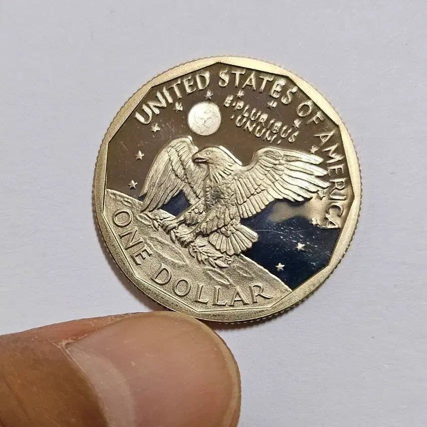 [BUNJANG] 1981 Susan B. Anthony Dollar Uncirculated Proof Coin / 미국 1981년(s) 수잔 앤서니 1달러 무광프루프 주화(외국동전)