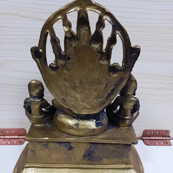 [BUNJANG] Brass Seated Buddha Statue 30cm / 불상 황동 좌상30센치