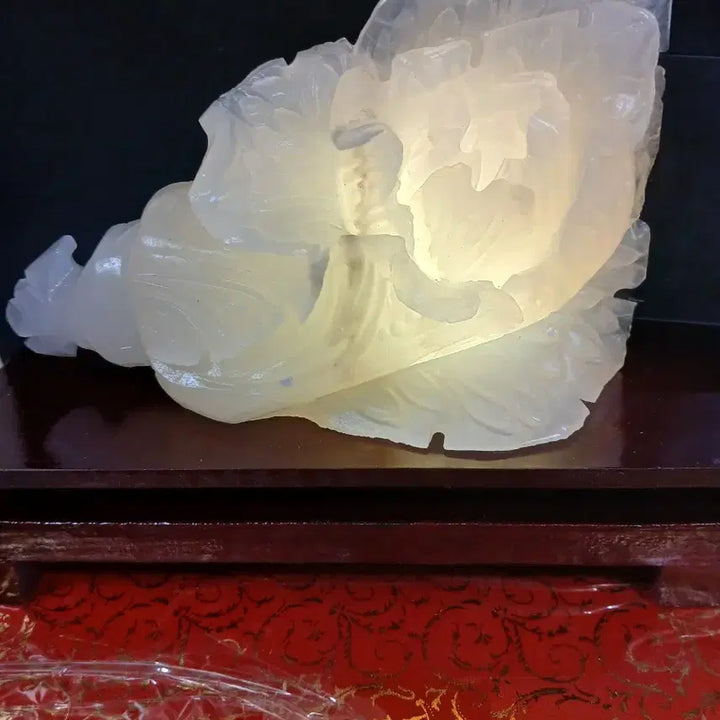 [BUNJANG] White Jade Cabbage Sculpture / 백옥 배추 조각