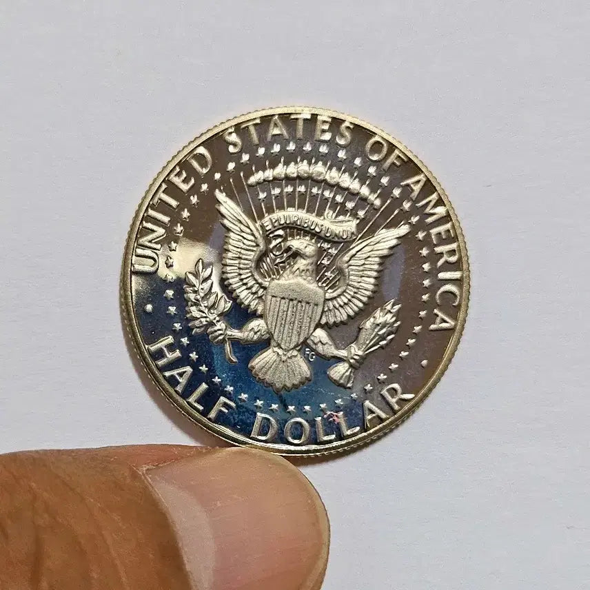 [BUNJANG] 1981 USA Kennedy Half Dollar 50 Cent Matte Proof Coin / 미국 1981년(s) 케네디 하프달러 50센트 무광프루프 주화(외국동전)