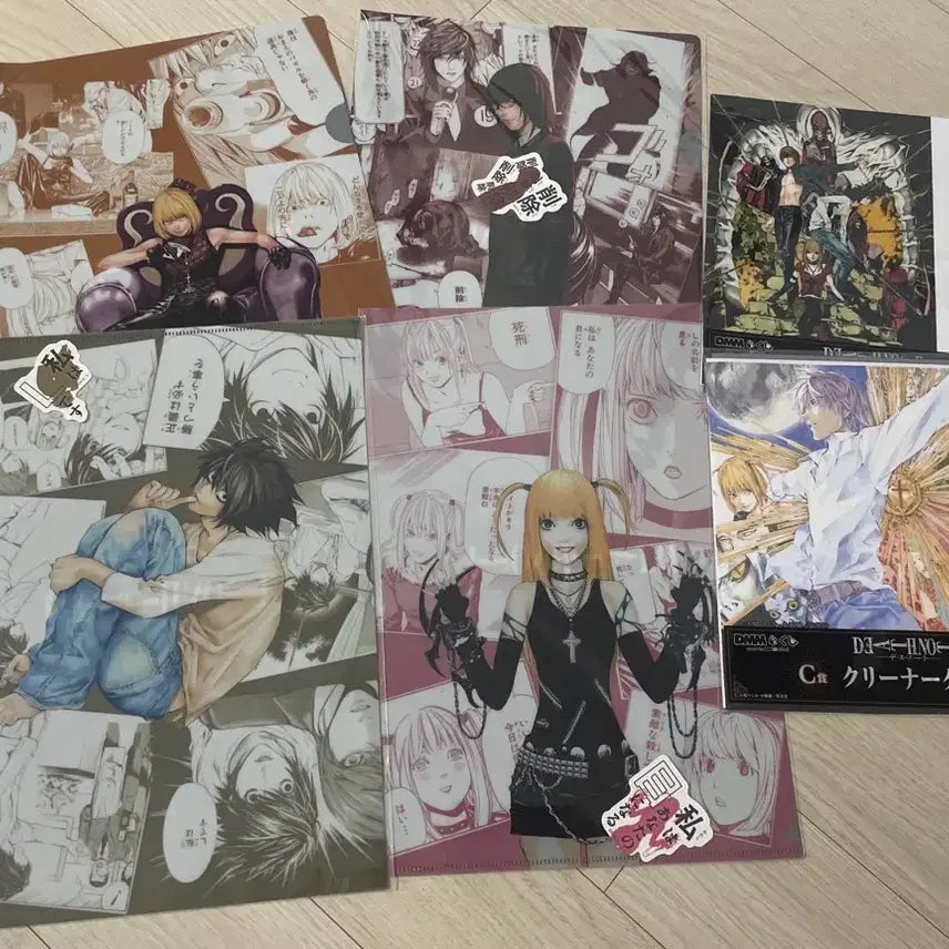 [BUNJANG] Death Note Kuji C &amp; D Prize File Set / 데스노트 쿠지 C상 D상 세트 파일 하위상