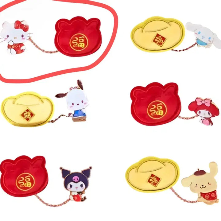 [BUNJANG] Sanrio Ichiban Kuji F Prize Chain Brooch [Hello Kitty] / 산리오 쿠지 - F상 체인 브로치 [ 헬로키티 ]