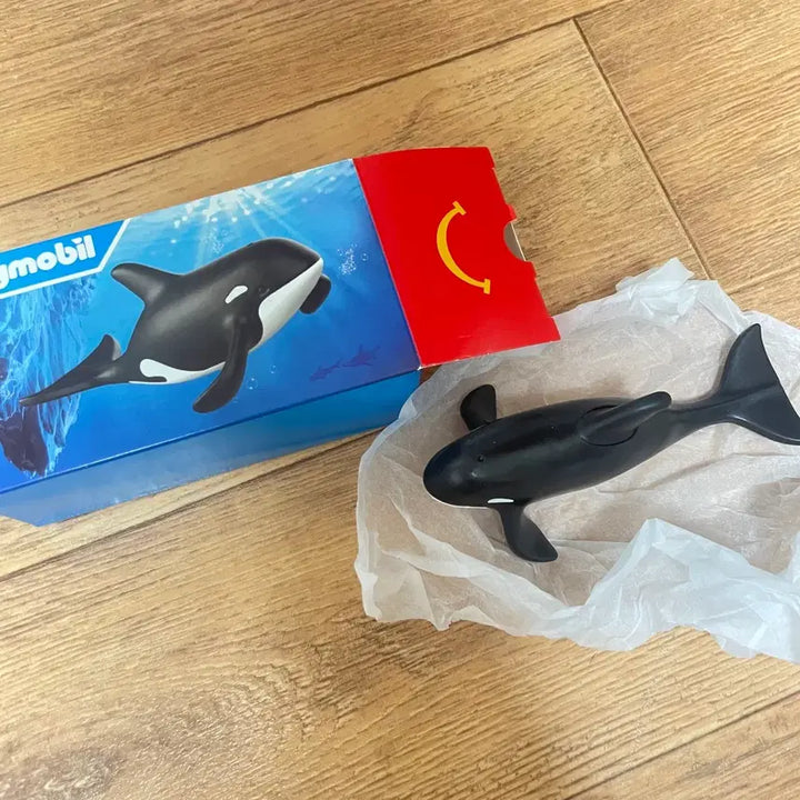 [BUNJANG] Happy Meal Playmobil Orca Toy New (Unused) / 해피밀 플레이모빌 범고래 장난감 새상품(미사용)