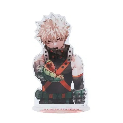 [BUNJANG] Bakugo JCS Mega Acrylic Stand &amp; Can Badge Set (Sealed) / 미개봉 바쿠고 jcs 메가아크릴+캔뱃지