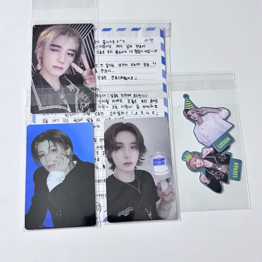 [BUNJANG] BOYNEXTDOOR Leehan Album Photocard, Collect Book, Weverse POB DVD Set / 보이넥스트도어 이한 디액션 노장르 포카 앨범 삼한이 스티커 세트