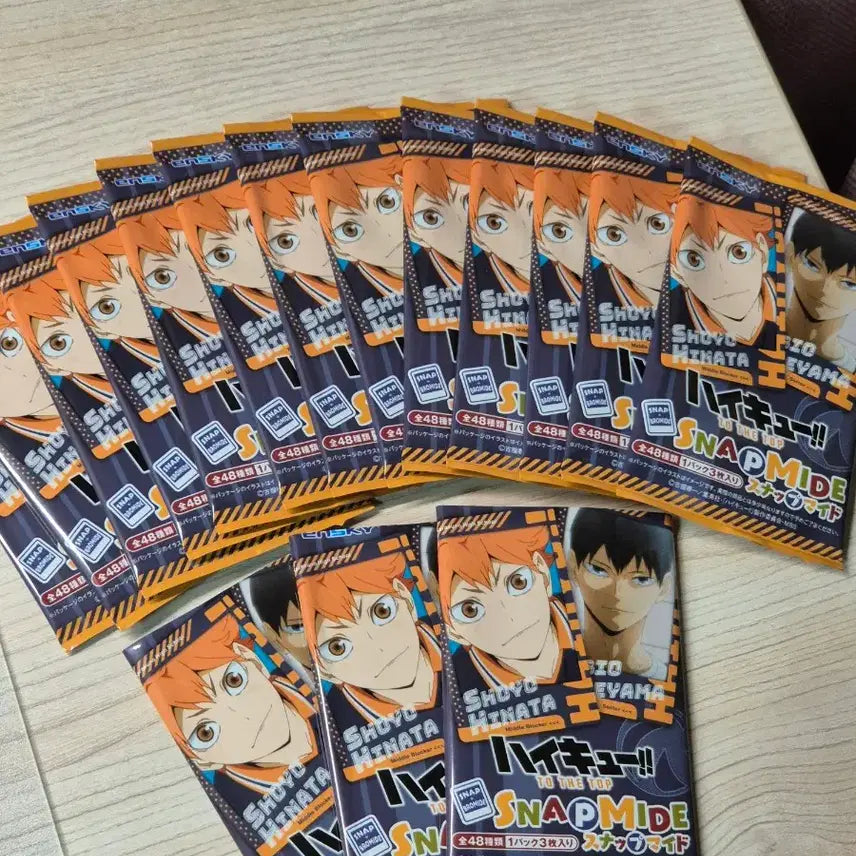 [BUNJANG] Haikyuu!! Snap Might Card 1st Edition Set / 하이큐 스냅마이드 카드 1탄 미개봉 스냅카 스냅 카드 파샤