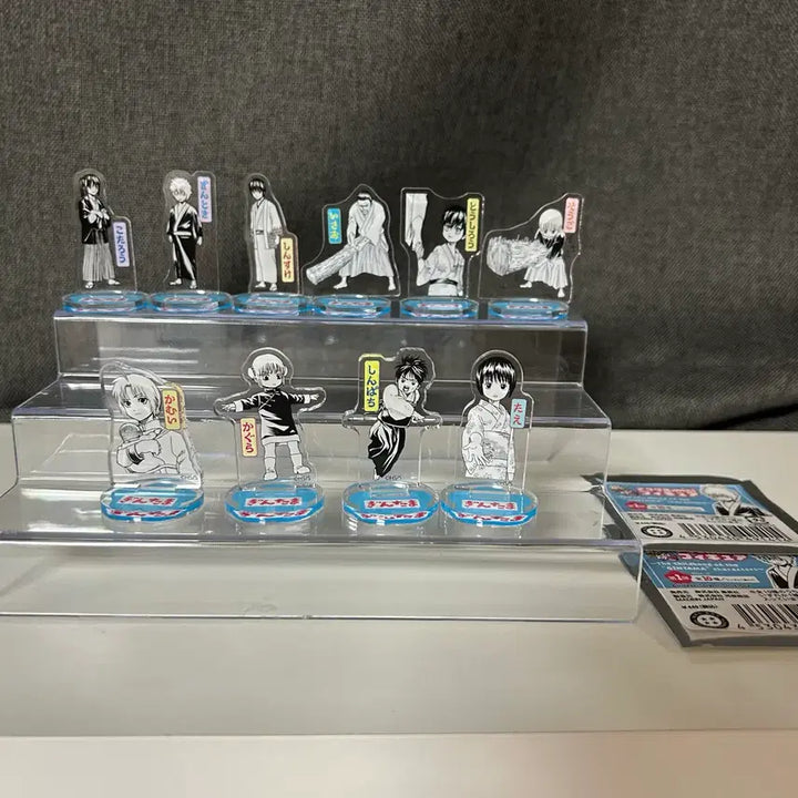 [BUNJANG] Gintama Chibi Acrylic Set Gintoki, Takasugi, Sougo, Kagura, Hijikata / 은혼 치비아크릴 세트 긴토키 타카스기 소고 카구라 히지카타