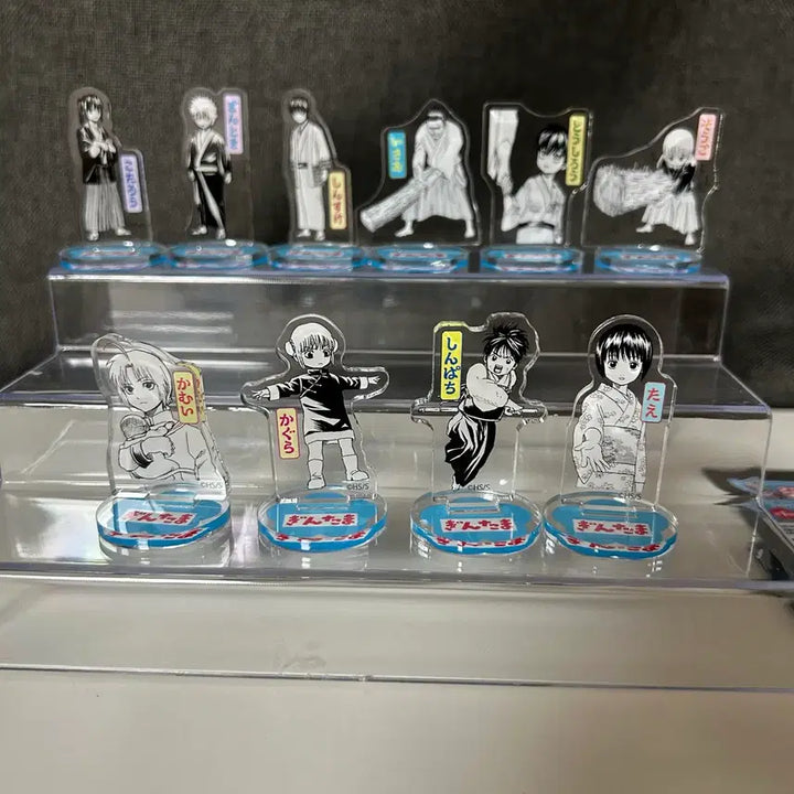 [BUNJANG] Gintama Chibi Acrylic Set Gintoki, Takasugi, Sougo, Kagura, Hijikata / 은혼 치비아크릴 세트 긴토키 타카스기 소고 카구라 히지카타