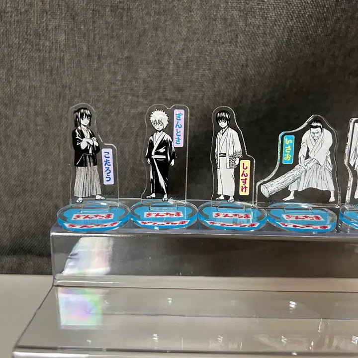 [BUNJANG] Gintama Chibi Acrylic Set Gintoki, Takasugi, Sougo, Kagura, Hijikata / 은혼 치비아크릴 세트 긴토키 타카스기 소고 카구라 히지카타