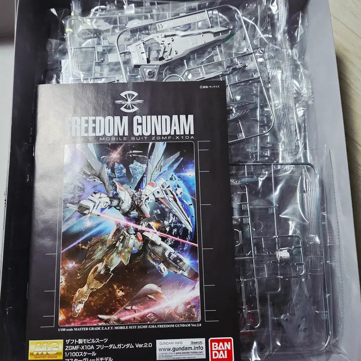 [BUNJANG] Bandai MG Freedom Gundam Ver. 2.0 Silver Coating / 반다이 MG 프리덤 건담 Ver2.0(실버코팅)