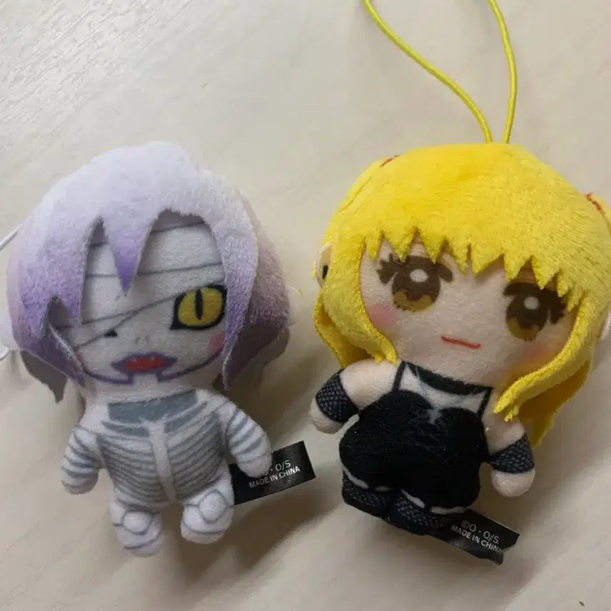 [BUNJANG] Death Note Misa Amane &amp; Rem Gacha Plush Doll Bundle / 데스노트 미사 렘 가챠 누이 일괄