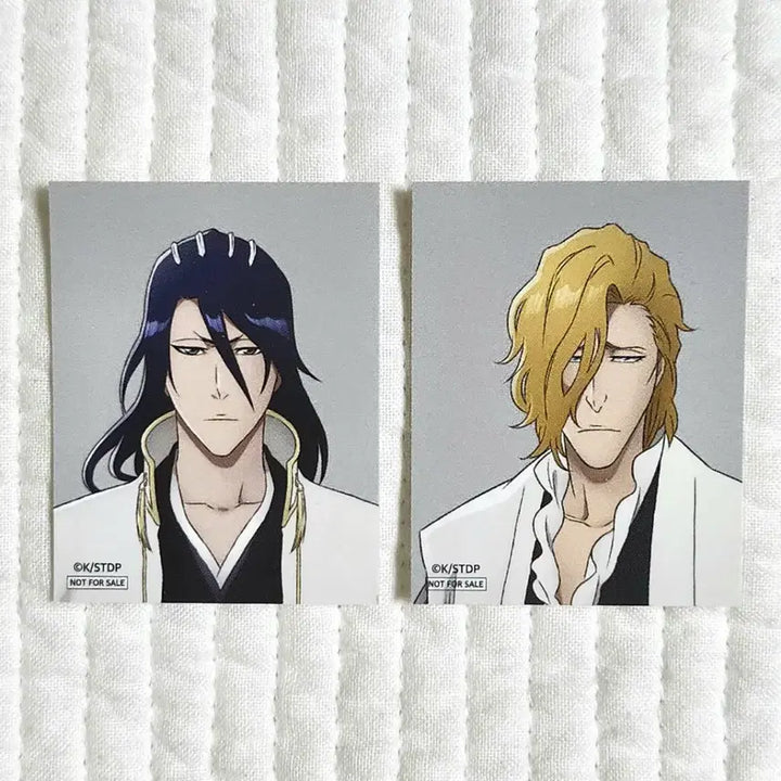 [BUNJANG] Bleach 20th Anniversary Portrait Set - Rojuro &amp; Byakuya / 블리치 블리치전 20주년 증명사진 로쥬로 쿠치키 뱌쿠야 굿즈