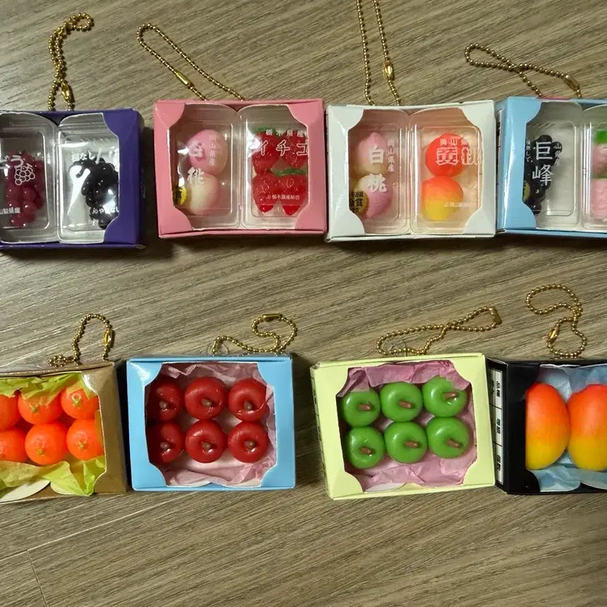 [BUNJANG] Funnito Fruit Box Gacha Set / 일본 푸닛토 과일 상자 가챠 8종 일괄