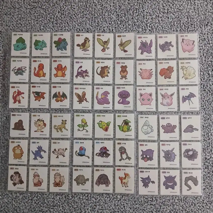 [BUNJANG] Pokemon Sticker Collection (163 Variants) - Season 2 Complete Set / 포켓몬띠부씰시즌2 완성본(163종)