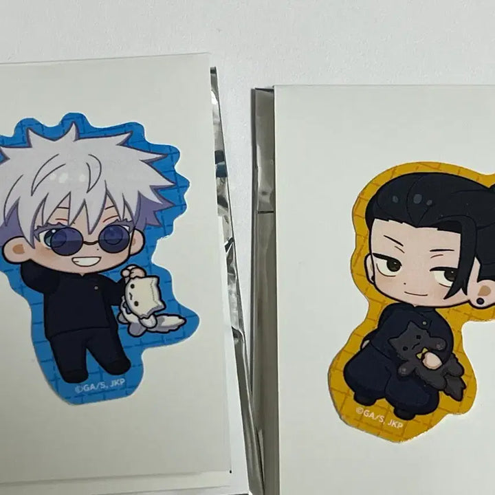 [BUNJANG] Jujutsu Kaisen 5th Anniversary Dakko Cat Sticker Bundle Set (Gojo Satoru, Geto Suguru) / 일괄) 주술회전 5주년 닷코 고양이 스티커 고죠 사토루 게토 스구루
