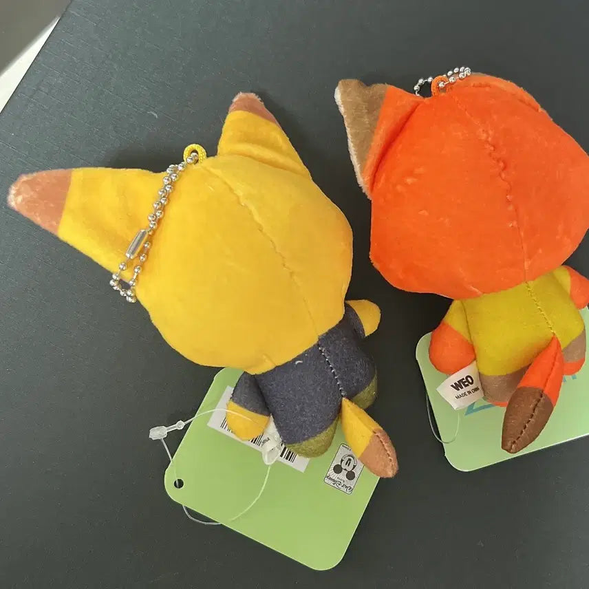 [BUNJANG] Zootopia Nick Wilde &amp; Judy Hopps "Bebe" Keychain Set / ( 닉+ 핀 닉 2종세트 )/ 정품 주토피아 베베 키링