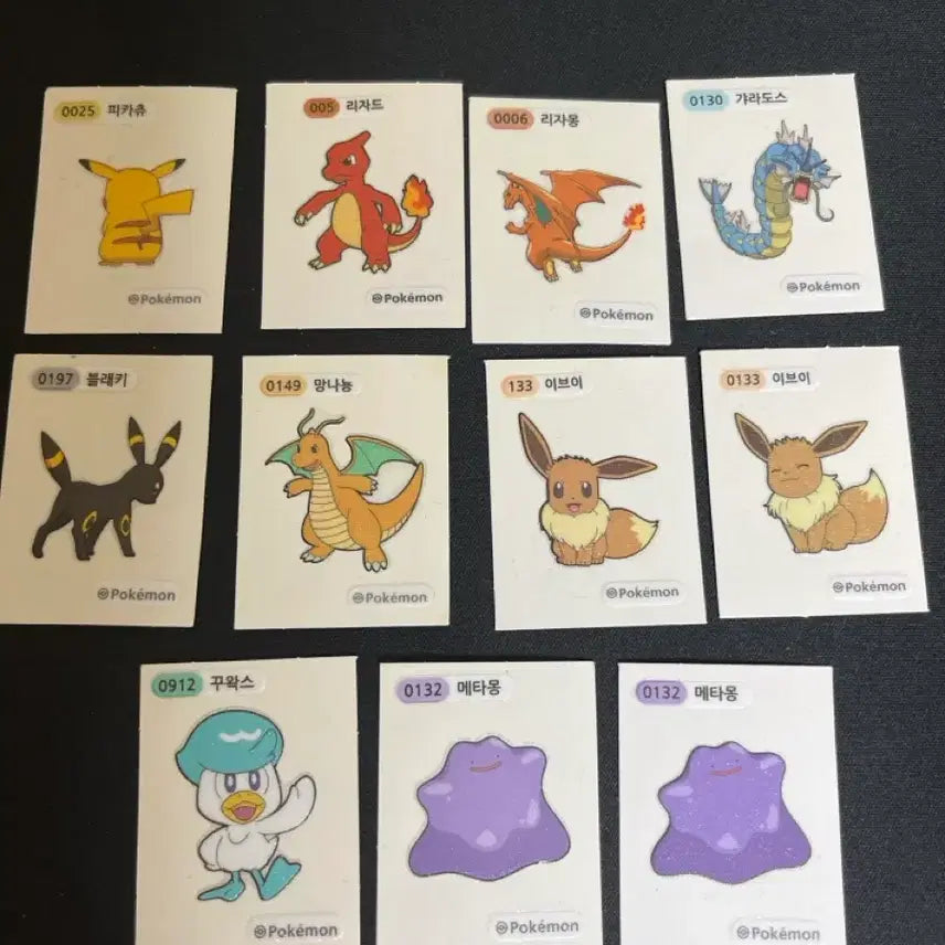 [BUNJANG] Pokemon Sticker Bundle / 포켓몬 인기 띠부씰