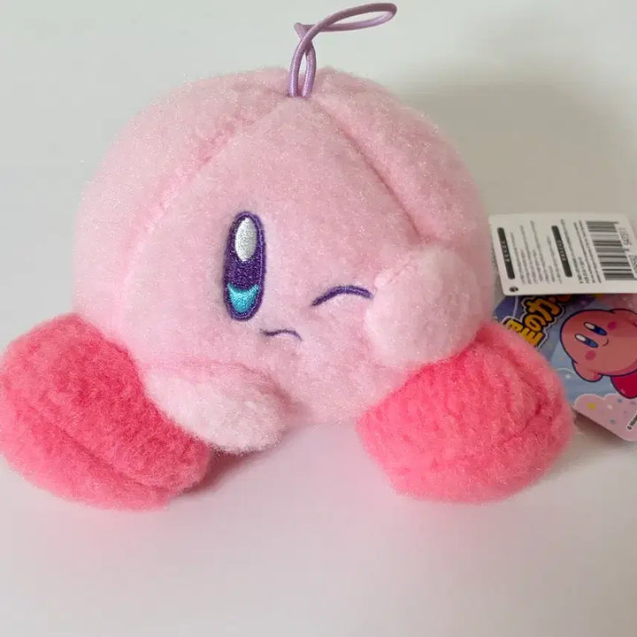 [BUNJANG] Kirby Wink Sleepy 10cm Keychain Plush / 별의 커비 인형 윙크 졸음 졸린 커비 10cm 키링