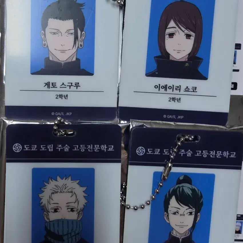 [BUNJANG] Jujutsu Kaisen Random ID Card Keychain - Geto Suguru / 주술회전 랜덤 ID 카드 키링 회옥 옥절 게토스그루
