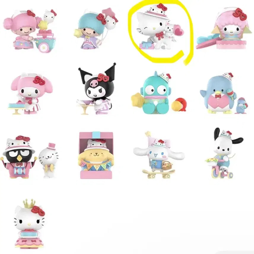 [BUNJANG] Pop Mart Hello Kitty 50th Anniversary Chami Kitty Figure / 팝마트 헬로키티 50주년 피규어 챠미키티