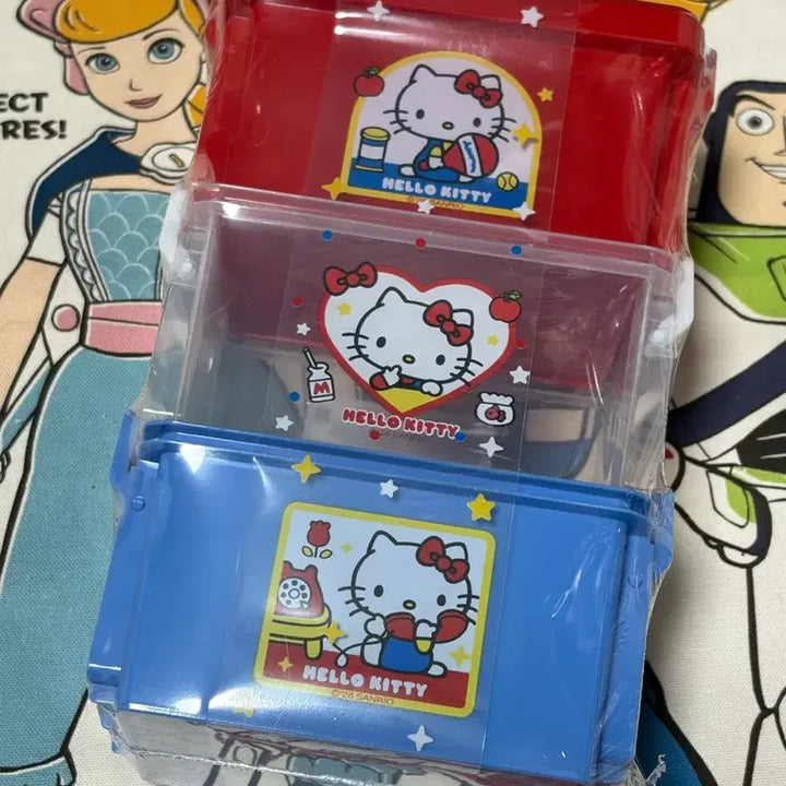 [BUNJANG] Sanrio Hello Kitty 3-Tier Mini Storage Box (Sealed) / [미개봉] 산리오 헬로키티 3단 미니 수납함 정리함