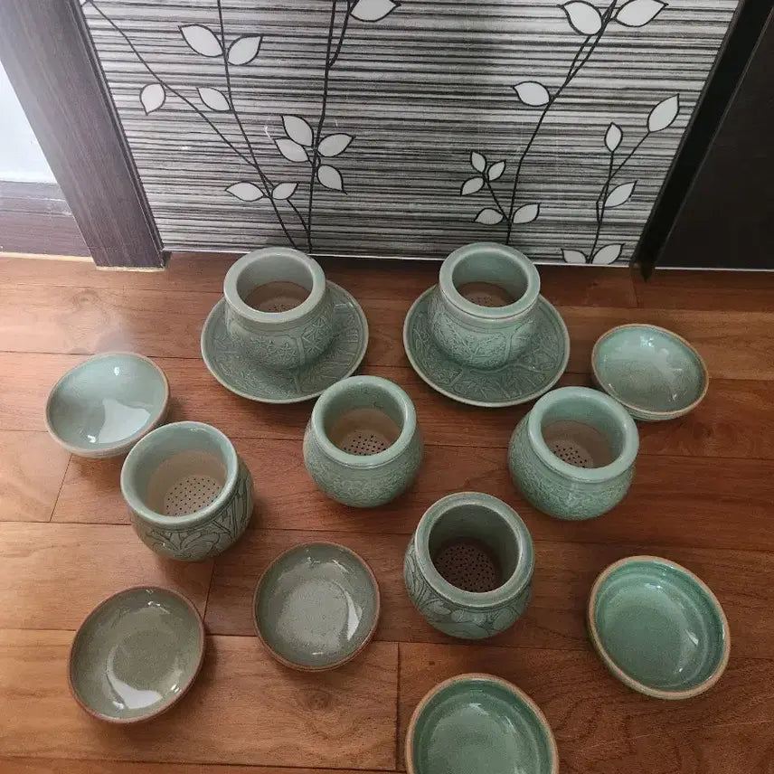 [BUNJANG] Traditional Tea Ceremony Cups and Saucers Set / 전통 다기잔