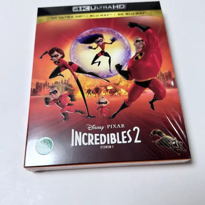 [BUNJANG] Incredibles 2: Steelbook 4K UHD Blu-ray (4 Disc) / [4K 블루레이] 인크레더블 2 : 스틸북 (4disc: 4K UHD +