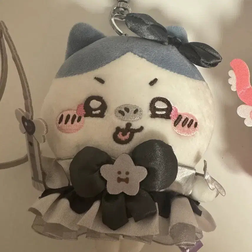 [BUNJANG] Magical Chiikawa Hachiware Bundle Set Mascot Keychain Plush Doll Dark Version / 매지컬 치이카와 하치와레 일괄 마스코트 키링 인형 흑화 나쁜버전