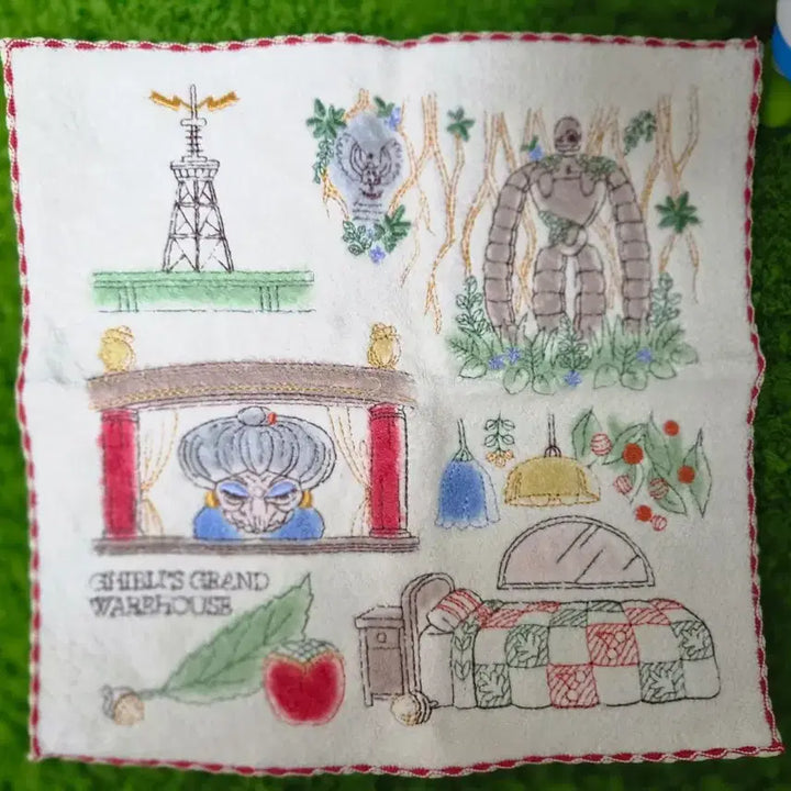 [BUNJANG] Ghibli Park Handkerchief / 지브리 파크 손수건
