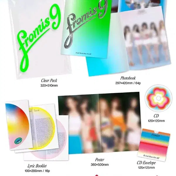 [BUNJANG] fromis_9 2nd Album GLOW Version (Unsealed, Excludes Photocard) / [판매] 프로미스나인 2집 앨범 GLOW 버전 (개봉, 포카 미포함)